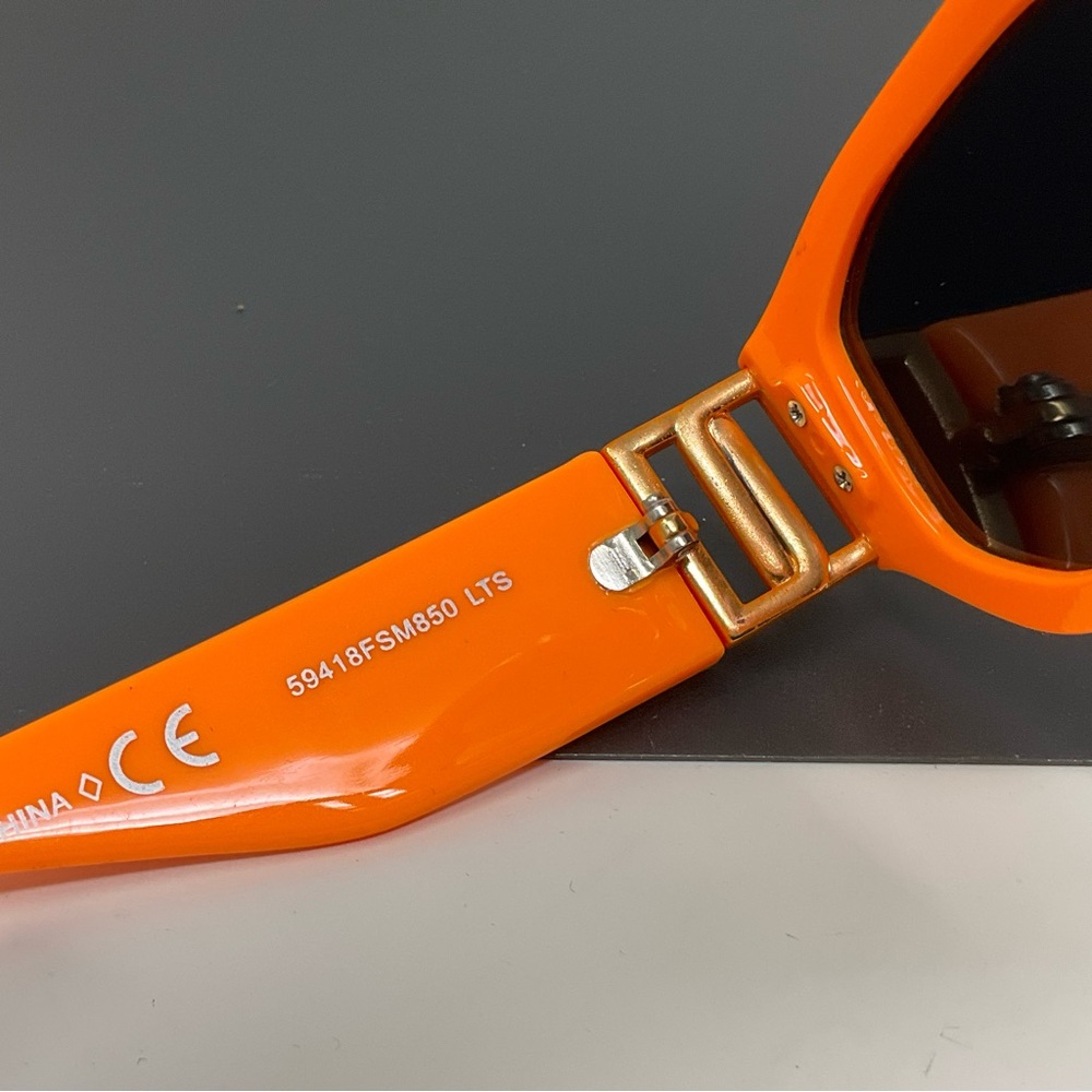 Steve Madden Orange Rectangular Sunglasses - image 4
